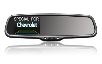 3.5 pulgadas de espejo retrovisor con la vista trasera especial para Chevrolet, AK-035LA06